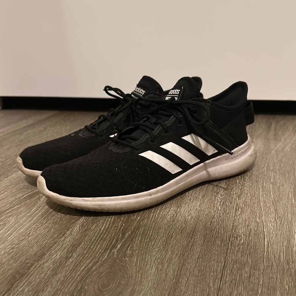 Adidas Black and White Shoes